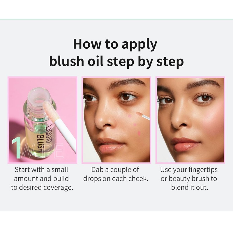 Liquid Cream Blush Stick - Soft Cream Liquid Blush, Long-Wearing