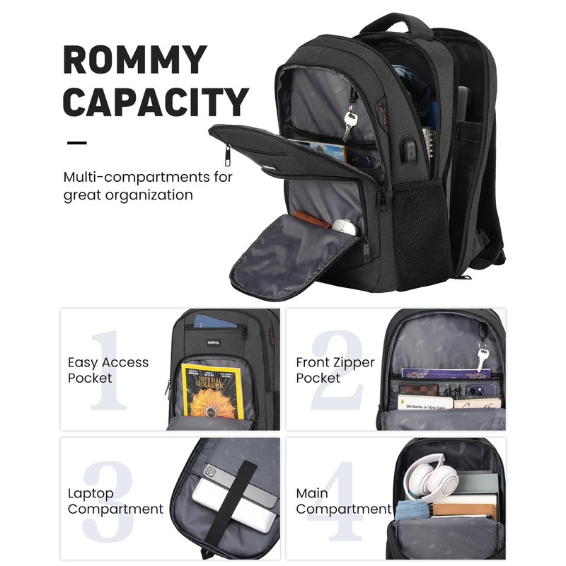 kadilong School Backpacks for Teen Boys Laptop Backpack Men,Bookbag College