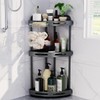 Binecer Corner Shower Caddy Standing, 3 Tier Shower Organizer Stand