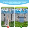 Above Ground Pool Towel Rack, Pool Accessories for Round and