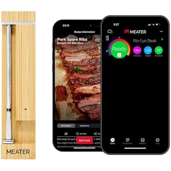 MEATER Pro: Smart Bluetooth Wireless Meat Thermometer Digital | 1000°F