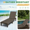 Greesum Outdoor Chaise Lounge Chairs Set of 2 with 5-Position