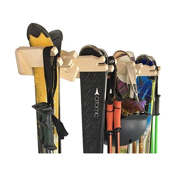 Pro Board Racks The Apres Vertical Ski Storage Rack (Holds