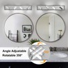 Donrao 30-Inch 4-Light LED Modern Chrome Bathroom Vanity Light Fixtures
