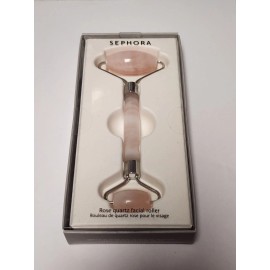 SEPHORA Rose Quartz Double-Ended Facial Massage Roller SEALED