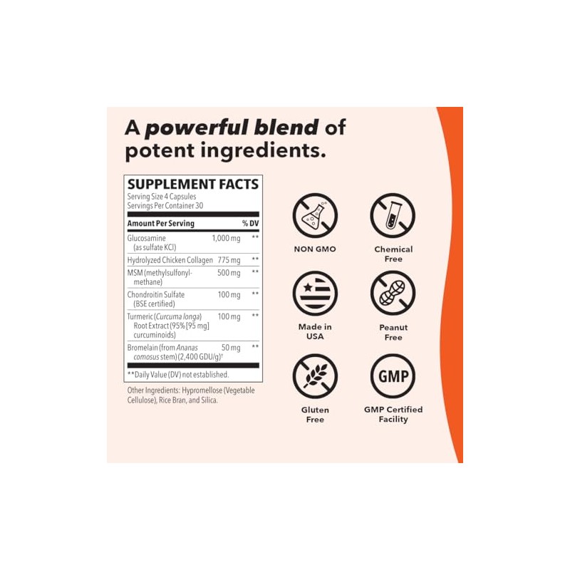 LifeSeasons Mobili-T - Joint Support Supplement - Reduce Inflammation &