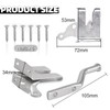 Garden Gate Latch, Garden Gate Latch, Self-Locking Lock with Screws,