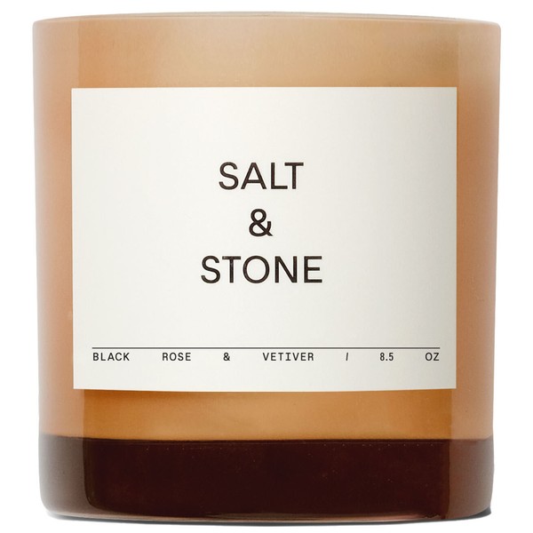 SALT & STONE Candle - Rose & vetiver,