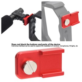 Camera Cold Shoe Mount Hot Shoe Mount Adapter with 1/4 Inch Screw, Universal Cage Metal Cold Shoe Mount Expansion Mount Adapter for Microphones Fill Lights Flash Mount SLR Camera Accessories