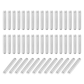 sourcing map 110Pcs Dowel Pin 2mm x 12mm Shelf Support Pin 304 Stainless Steel Shelf Pegs for Shelves Cabinets Furniture Nickel Plated, Silver Tone Plated, Silver Tone