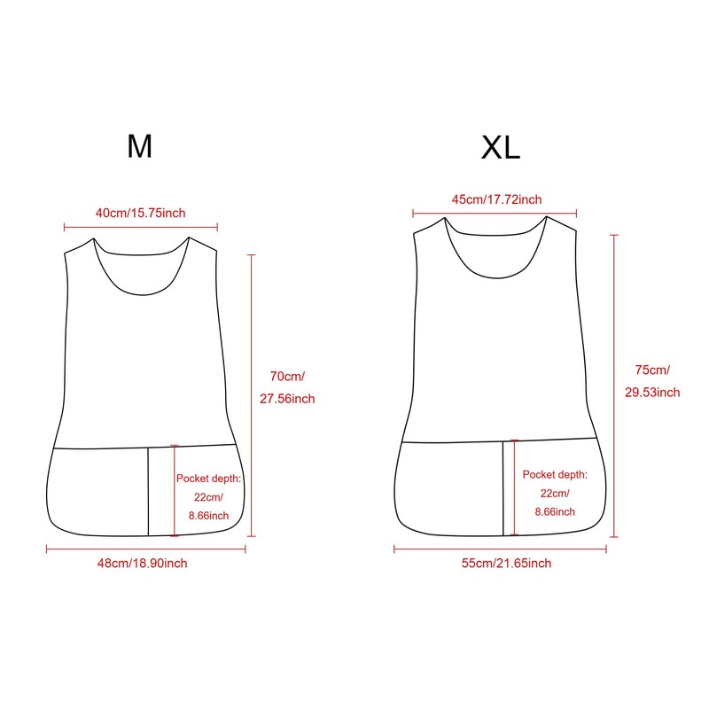 Nanxson Women Cobbler Apron Smock Cotton Printed Apron with 2