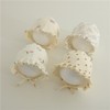 Baby Gauze Hat, Korean Style Windproof Palace Hat for Spring & Autumn, Pure Cotton Princess Hat (Recommended for 5-18 Months Old) 44-48Cm/Small Rabbit Gauze Palace Hat - Rabbit 3ea