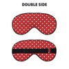SSIMOO Big White Dot Sleep Mask-Adjustable,Breathable,Fashionable Eye Mask for A