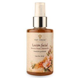 Triny Terrazas | Ritual Milenario | Loción Facial con Rosas, Miel de Abeja, Manzanilla y Romero | Frescura ligera para la rutina diaria del rostro | 155 ml