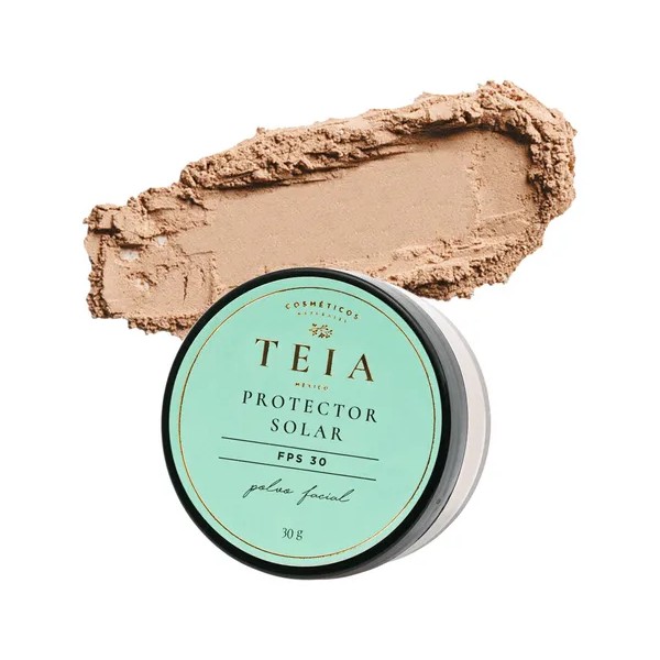 Protector Solar En Polvo Spf 30 Teia Cosméticos Naturales