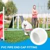 PATIKIL 1-1/4" PVC Pipe End Cap Fitting, 10 Pack Furniture