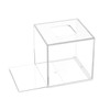 HIIMIEI Acrylic Tissue Box Cover Clear Tissue Holder Square Napkin