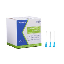 ANTONMOVE Dispensing Accessories Stainless Steel Industrial Pipes Laboratory Supplies 100pcs (23G40mm)