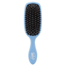 Wet Brush Shine Enhancer Paddle Brush, Sky - Hair Detangler Brush with Ultra Soft Bristles, Infused with Natural Argan Oil, Shiny Detangle & Smooth Hair, Wet or Dry, For All Hair Types