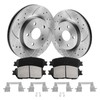 funire Front Brake Kit, Brake Rotors and Brake Pads Compatible