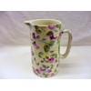 Purple Sweet Pea 2 Pint Jug by Heron Cross Pottery.