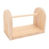 Wooden Yarn Holder Single Rotating Yarn Storage Horizontal Crochet Yarn