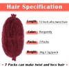 Marley Hair 12 Inch 7 Packs Pre Separated Springy Afro