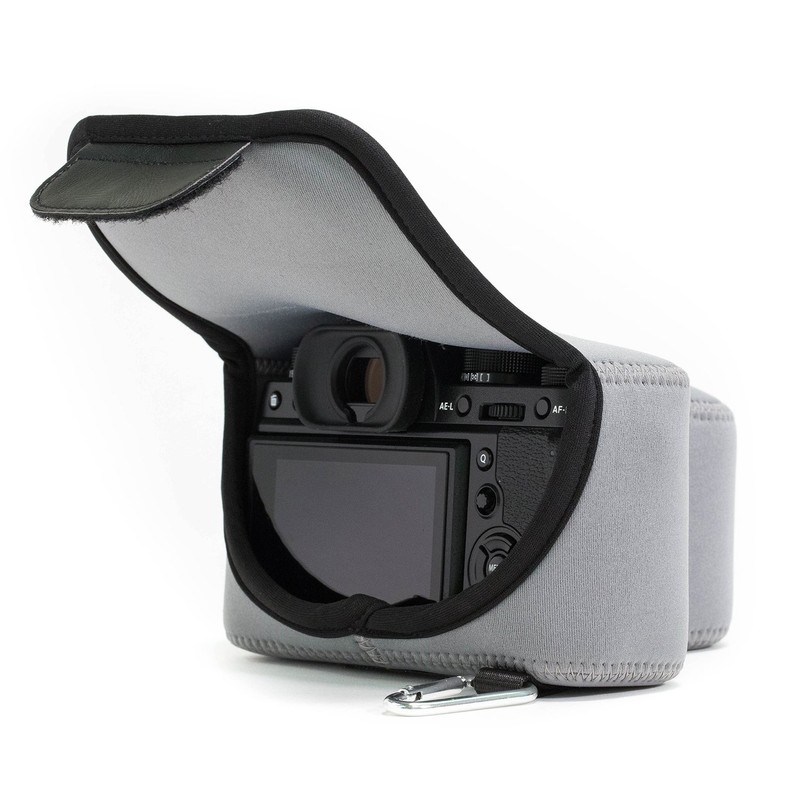 MegaGear MG658 Ultra Light Neoprene Case with Carabiner for Panasonic