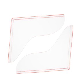 STOBAZA 1pair Bathtub Corner Splash Guard Tub Corner Water Barrier Elegant Patterns Easy Installation for Basins and Sinks