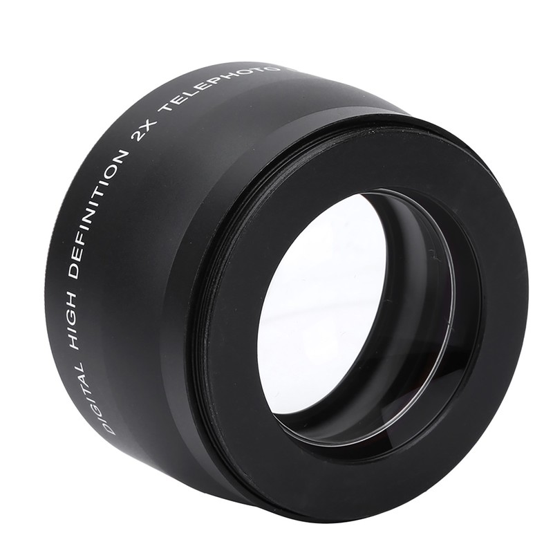 58MM 2X Magnification Universal Teleconverter Telephoto Lens for Cameras Accessory