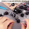 Wurosi 112 Pcs Beads for Pens, Spacer Beads, Chunky Bubblegum
