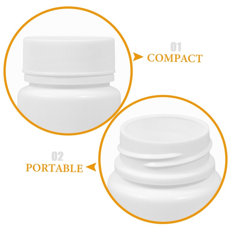 Baluue Sealed Vial Empty Bottles for Home Office Travel 20pcs