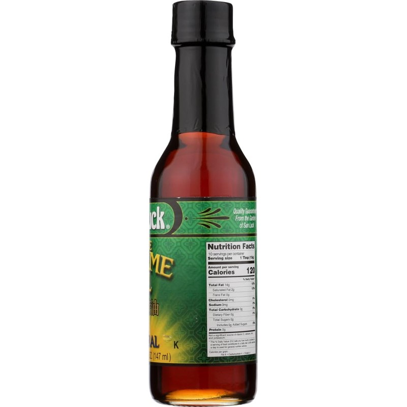 Sun Luck Oil, Sesame, 5-Ounce Glass (Pack of 3)
