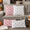 decorUhome Fall Halloween Ghost Pillow Covers 18x18 Inch Pack of