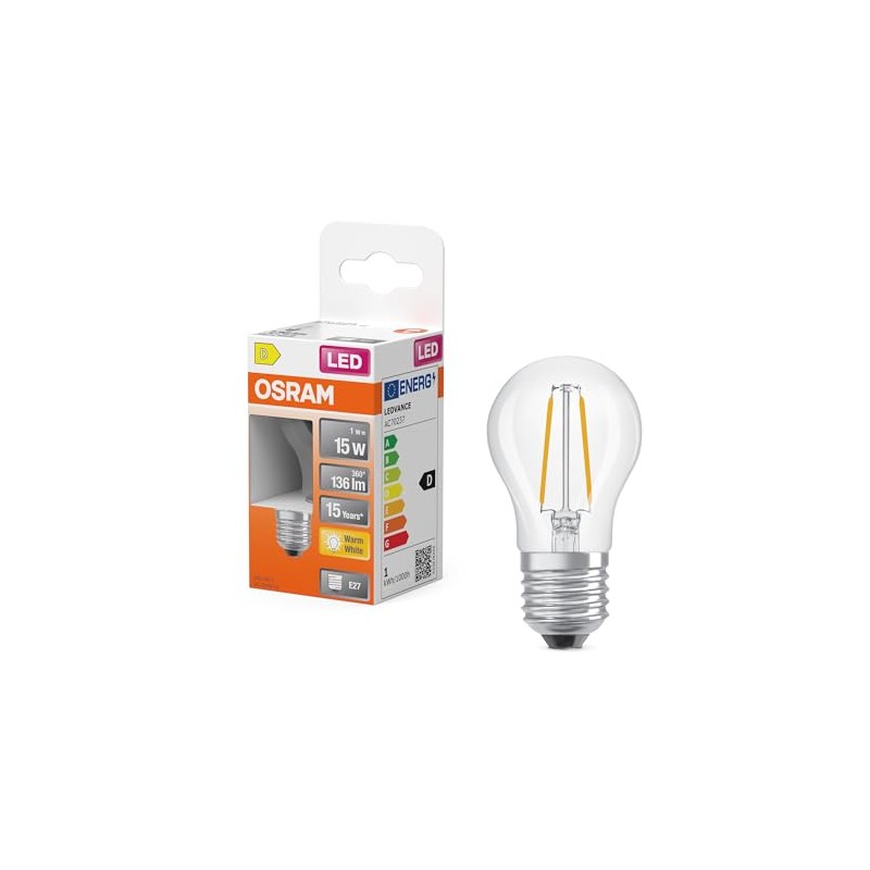 OSRAM LED Star Mini Ball Shape P15 Filament 2700K Warm