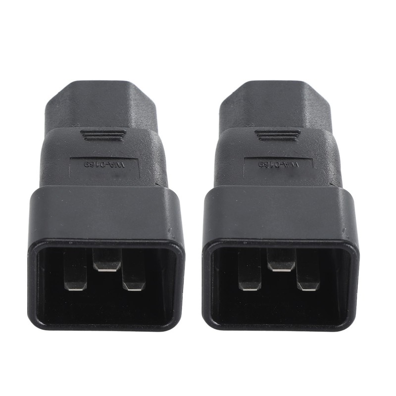 2pcs IEC320 C20 to IEC320 C21 Power Adapter Professional Plug