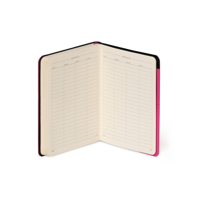 Legami - My Notebook, 6 mm Lined Notebook, Raspberry, Small,