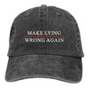 BIRDBATH Make Lying Wrong Again Hat for Men Baseball Cap