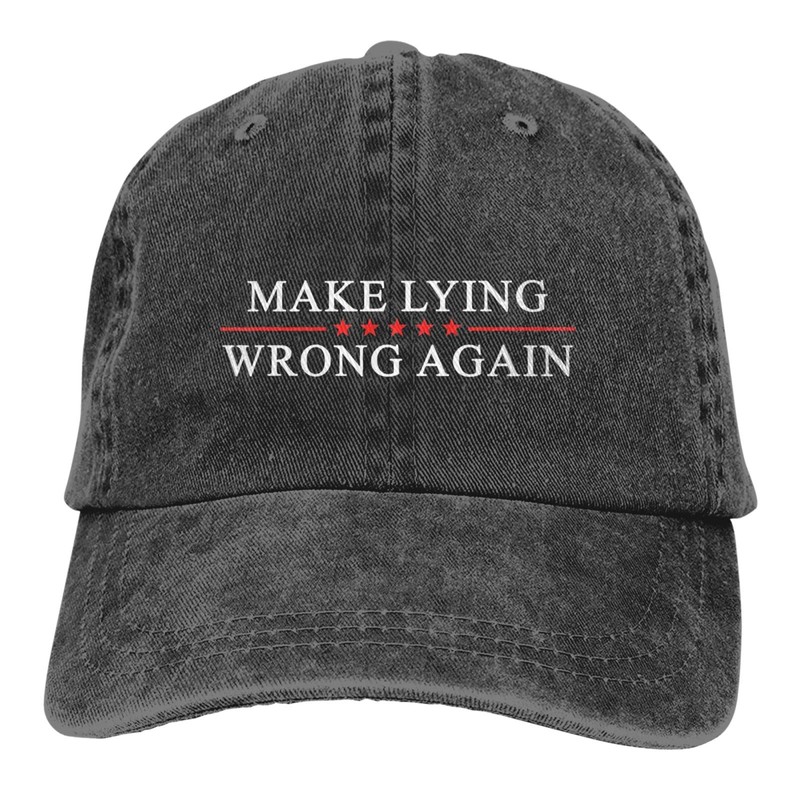 BIRDBATH Make Lying Wrong Again Hat for Men Baseball Cap
