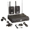 EMB VHF EBM51L Professional Dual Wireless Lavalier Microphone System