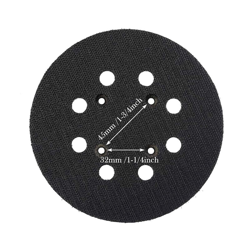 2 Almohadillas de Respaldo para Lijadora Orbital de Gancho y