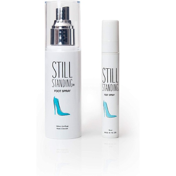 Still Standing Spray PREVENTS High Heel Discomfort - Painless Heels Relief Spray - Pain Relief for High Heels - Large and Mini Purse Spray for Any Height Heel or Thin Soled Shoe