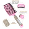 Hair Brush + 5 Scrunchies - Anti Pull - Massage