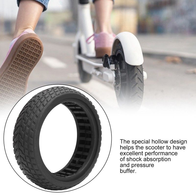 ExplosionProof Solid Tyre Rubber Tire Hollow Out Damping for 6.5inch