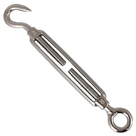 Pack of 2 Locks Eye – Hook Clamp M6 X 145 mm A4 Stainless Steel. Änhl. DIN 1480