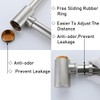 RANDOM Brass Round Bottle P-Trap 1 1/4,Raise and Lengthen Adjustable