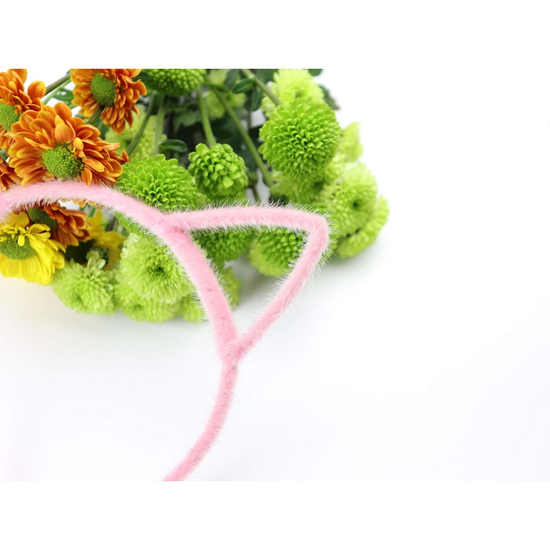 Bonnie Z. Leonardo Furry Cat Ears Headband Pink