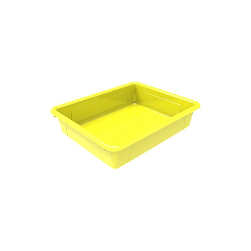 School Smart Sturdy Plastic Storage Tray, Multifunctional Design for Classroom,
