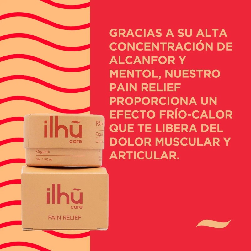 Ilhu Care - Pomada Corporal Para Aliviar Dolor 30g Mentol