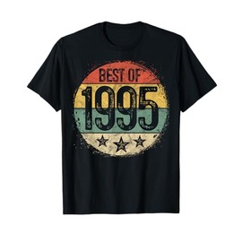 Best Of 1995 30th Birthday Gifts For Men Women 30 Year Old T-Shirt